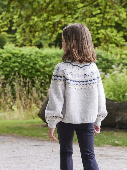 Produktbild Vertbaudet Jacquard-Pullover mit Glitzerdetails Mädchen (92)