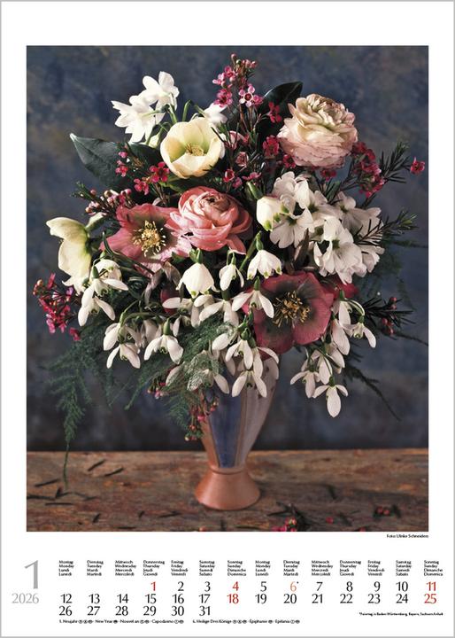 Produktbild Blumensträusse 2026 (30 x 42 cm)