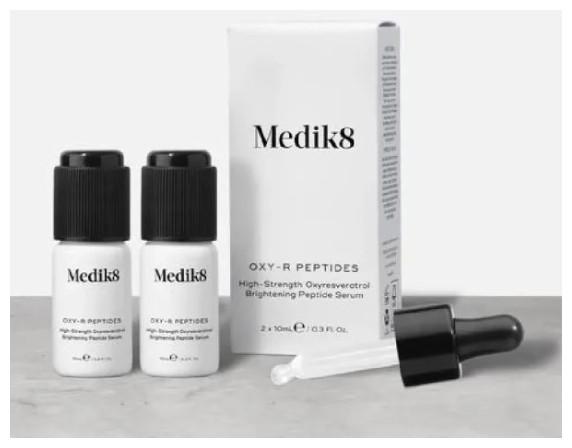 Actual product image Medik8 Oxy-R Peptide High-Strength Oxyresveratrol Brightening Peptide Serum 2x10ml (20 ml)
