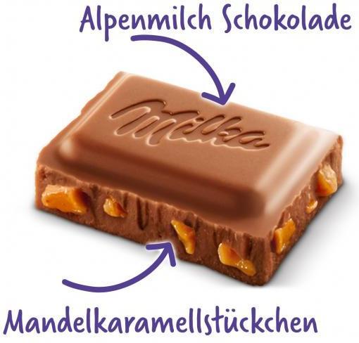 Produktbild Milka Tafelschokolade Daim 100 g (100 g)