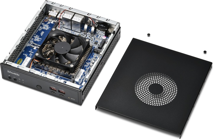 Actual product image Shuttle Barebone Slim AI PC DN11H7 (Intel Core Ultra 7 155H)
