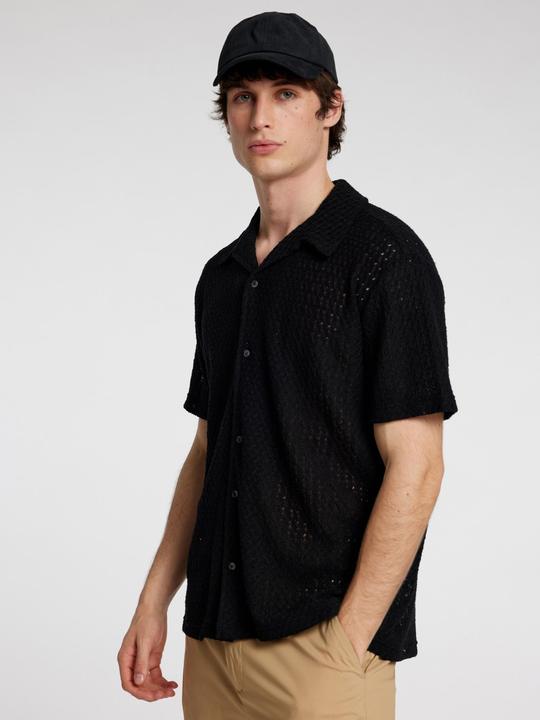 Produktbild Selected Homme Jacquard Strick Kurzarmhemd (S)
