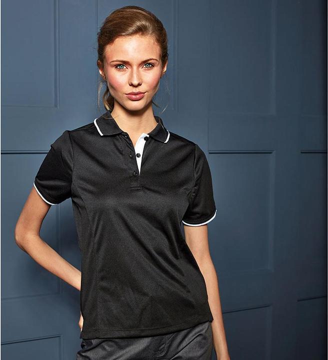 Produktbild Premier Kontrast CoolKaro Polo Shirt (S)