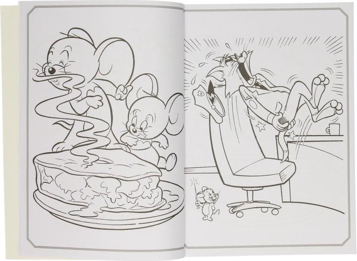 Image du produit Warner Bros Color Livre à colorier Tom & Jerry avec autocollants