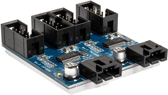 Actual product image Akasa Internal USB 2.0 hub card, incl. 30cm USB cable (4 Ports)