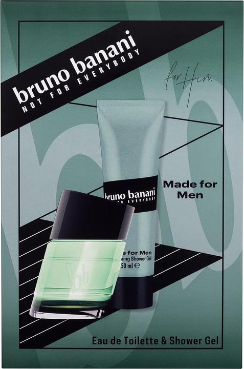 Actual product image Bruno Banani Made for Men Gift Set EDT 30 ml shower gel and Made for Men 50 ml 30ml (Fragrance set)
