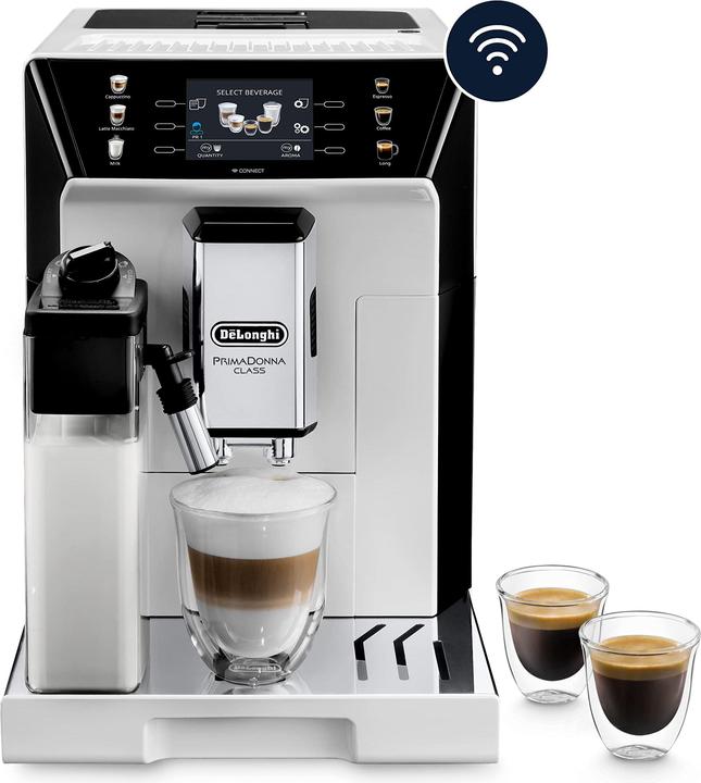 Image du produit De'Longhi ECAM 550.65.W Système de lait LatteCrema, écran couleur TFT et contrôle par application