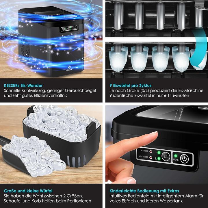Produktbild Kesser Eiswürfelmaschine mit LED-Display