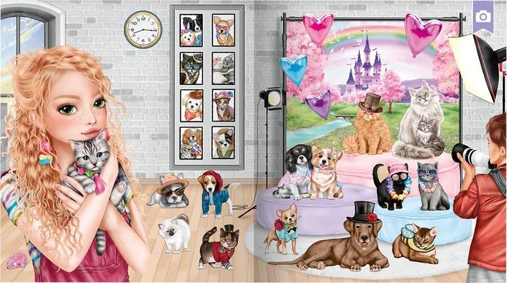 Image du produit Magni DEPESCHE TOPModel Stickerworld KITTY et DOGGY