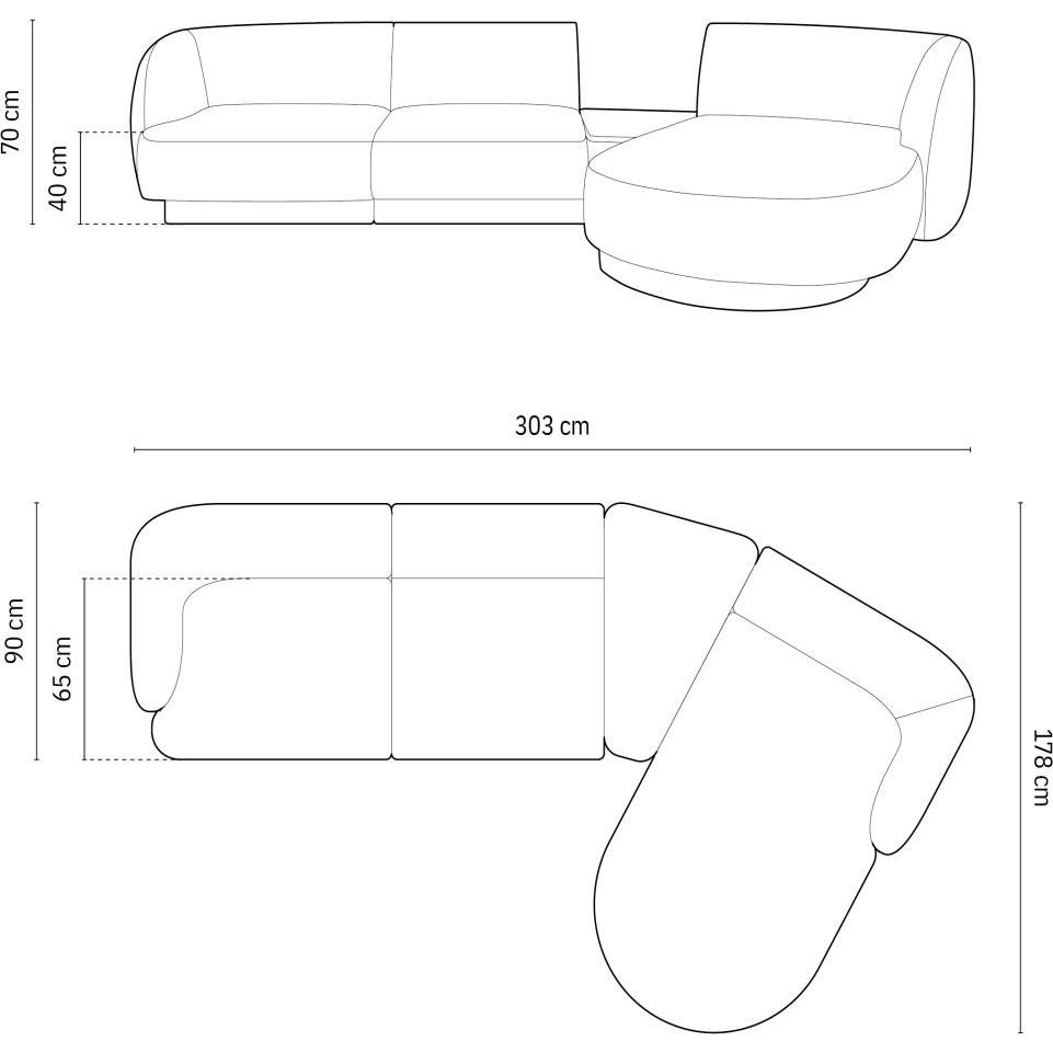 Micadoni, Sofa, Miley (2-Sitzer, 3-Sitzer, 4-Sitzer)