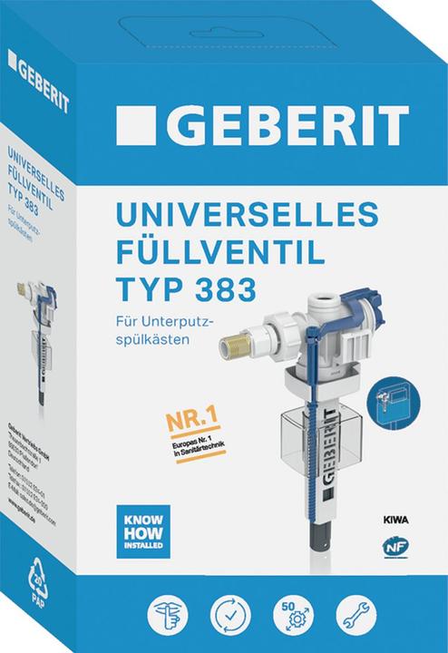 Actual product image Geberit Füllventil Typ 383