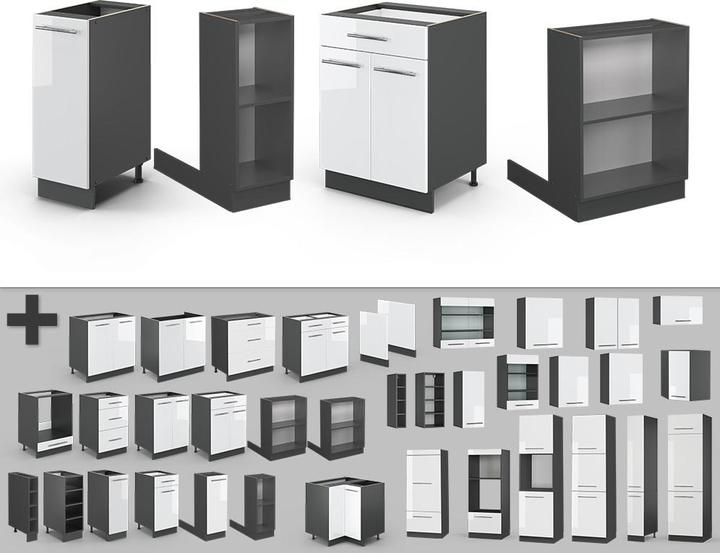 Produktbild Vicco Fame-Line mit Schublade, ohne Arbeitsplatte