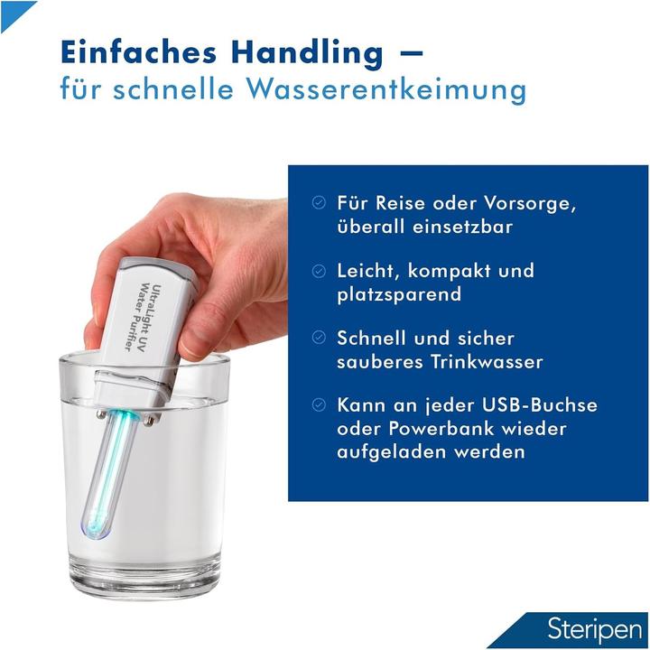 Produktbild Steri Pen UltraLight Traveller UV Wasserentkeimer
