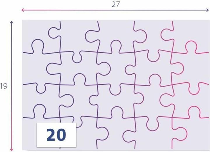 Produktbild Clementoni Stitch Puzzel 2x20st. (20 Teile)