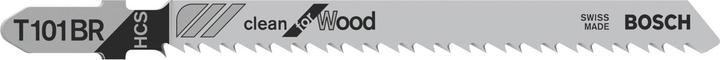 Produktbild Bosch Professional Zubehör Stichsägeblatt T 101 BR Clean for Wood, 3er-Pack