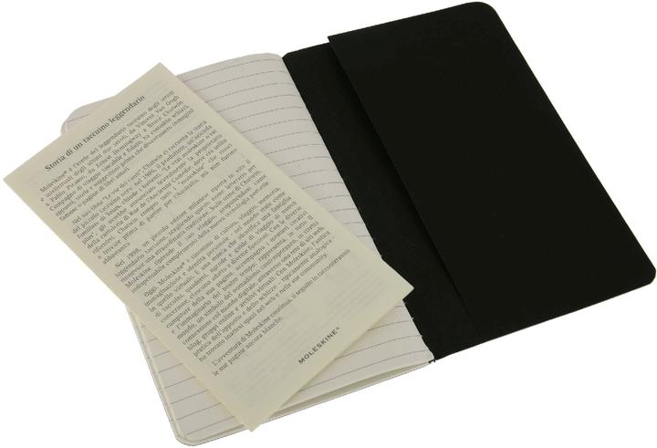 Actual product image Moleskine Cahier Pocket Set of 3 (A6, Lined, Soft cover)