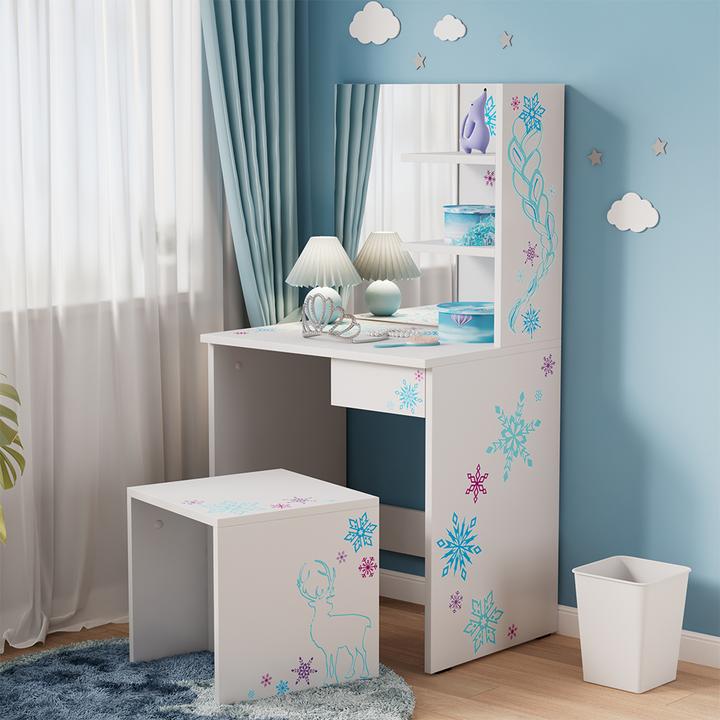 Immagine prodotto Oskar-Store Schneeflocke mit Hocker (55 x 40 x 103 cm)