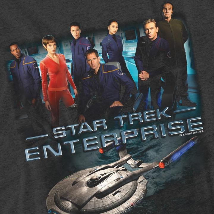 Actual product image Unisex Adult Enterprise Crew T-Shirt (XL)