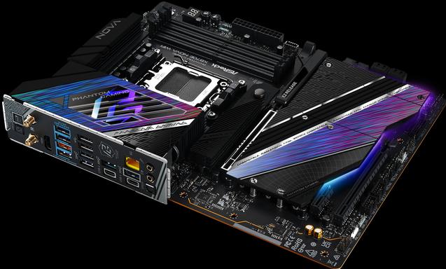Produktbild AsRock Phantom Gaming X870E Nova WiFi (AM5, AMD X870E, ATX)