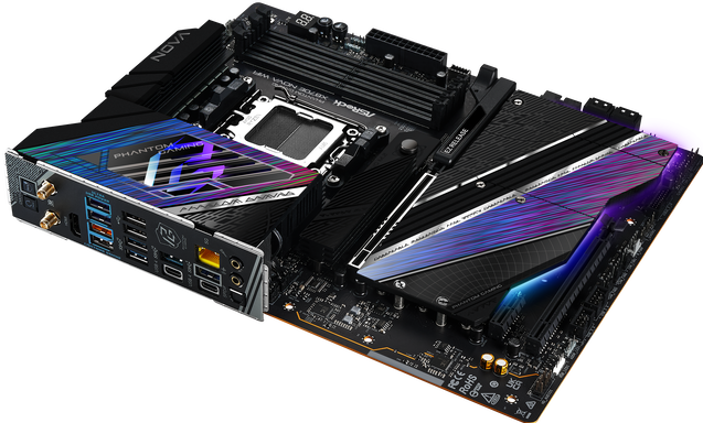 Produktbild AsRock Phantom Gaming X870E Nova WiFi (AM5, AMD X870E, ATX)