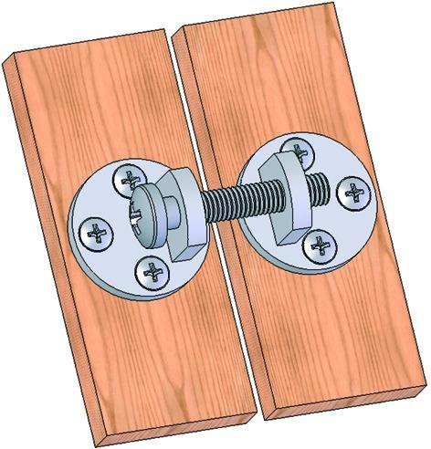 Actual product image Werkstarck Plate connecting fitting (Corner connectors, 1 pcs.)