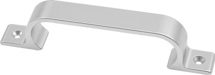 Actual product image Hermeta Handle Projection 35 mm Length 186 mm Width 24 mm Aluminium silver anodised Number of holes 2