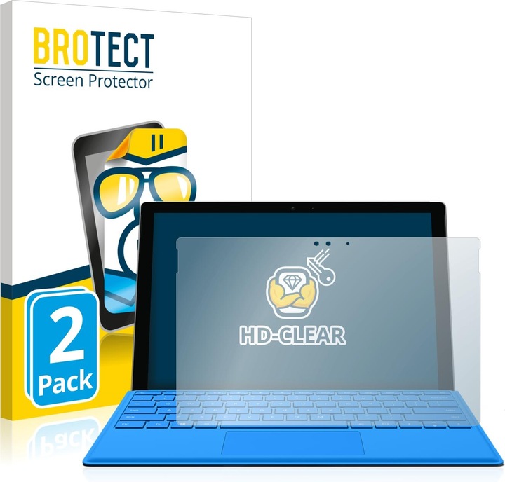 Produktbild BROTECT Schutzfolie Displayschutz Klar (2 Stück, Surface Pro 4)