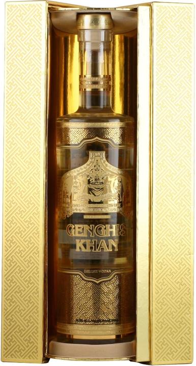 Actual product image Khyarin Nuur GENGHIS KHAN Premium Vodka 70 cl / 39.5 % Mongolia (1 x 70 cl)