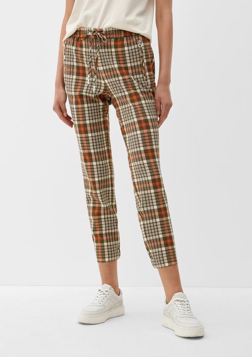 Immagine prodotto s.Oliver Hose Jogg Pants mit Karomuster (46)