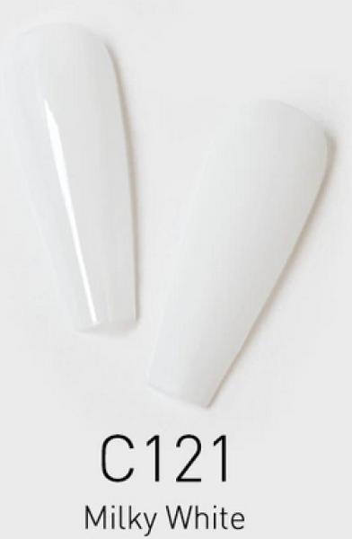 Image du produit Canni Vernis en gel The White C121 UV/LED (Blanc laiteux, Vernis semi-permanent)