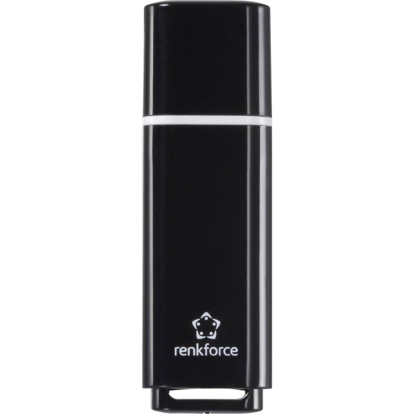 Renkforce RF-USBS-200 Chiavetta USB Retail 32 GB Nero RF-6684356 USB 2.0 (32 GB, USB-A), Chiavetta USB, Nero