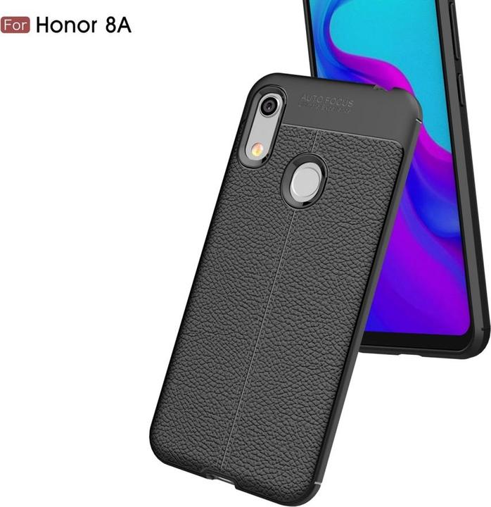 Produktbild Screenguard Honor 8A Hülle Leather Design TPU Cover (Honor 8A)
