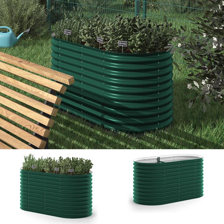 Actual product image OK-Living Raised bed, Green, 160 x 80 cm
