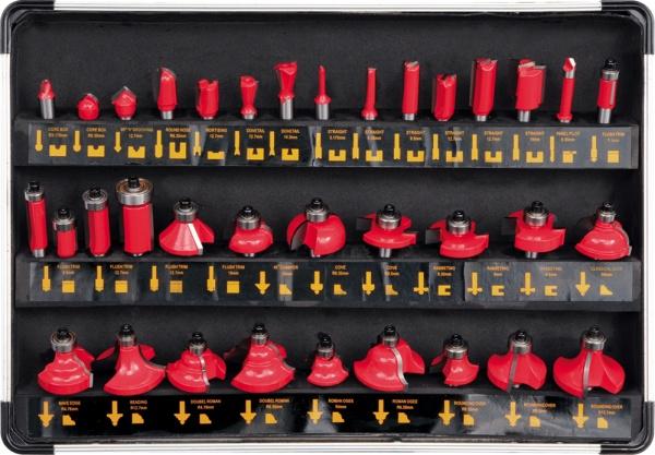 Actual product image Yato Router Bit Set 36pcs (Replacement blade)