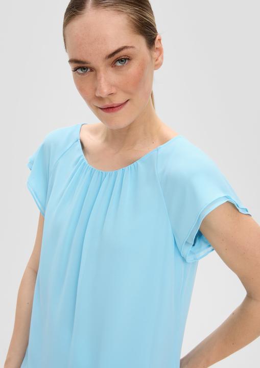 Produktbild s.Oliver Bluse Chiffon-Bluse mit Double-Layer Ärmeln (40)