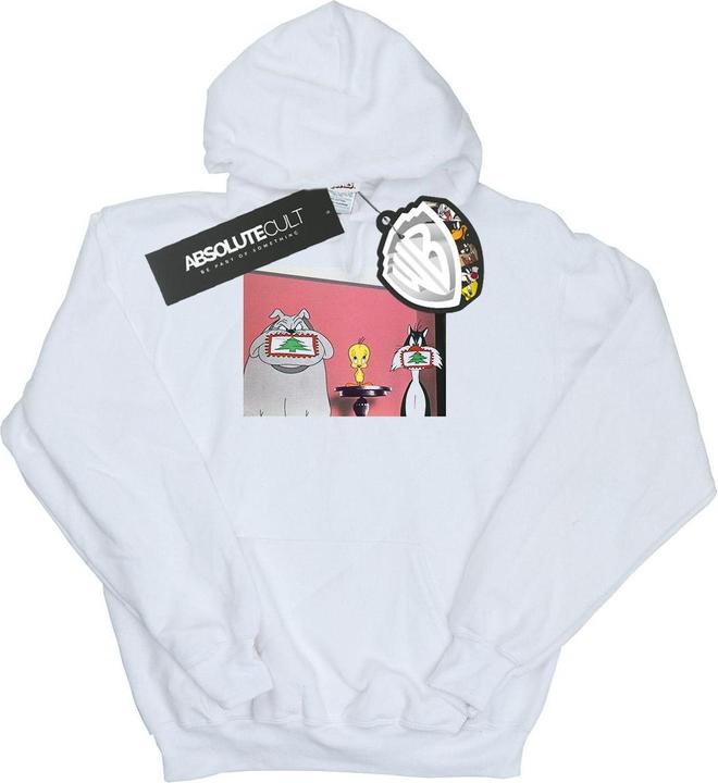 Immagine prodotto Looney Tunes Christmas Postcard Felpa con Cappuccio Uomo (5XL)