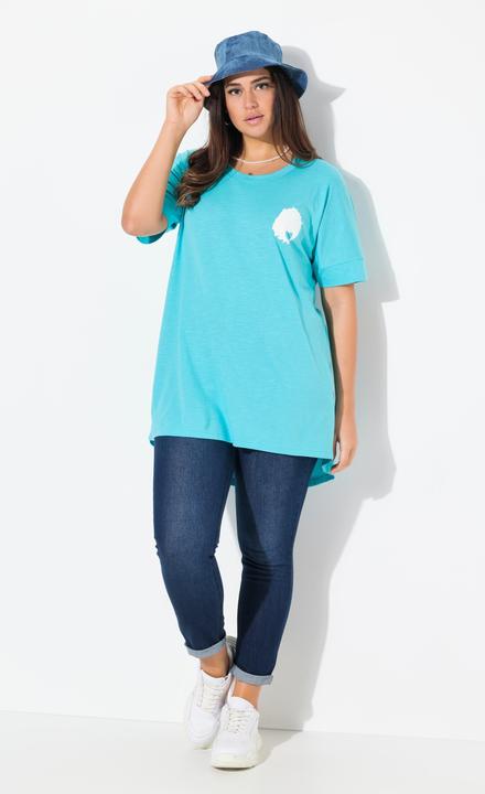 Produktbild Ulla Popken T-Shirt, Rückendruck, Oversized, Rundhals, Halbarm (46, 48)
