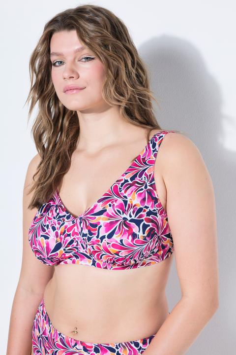 Produktbild Studio Untold Bikini-Top, Softcups, Flowers. V-Ausschnitt (44)