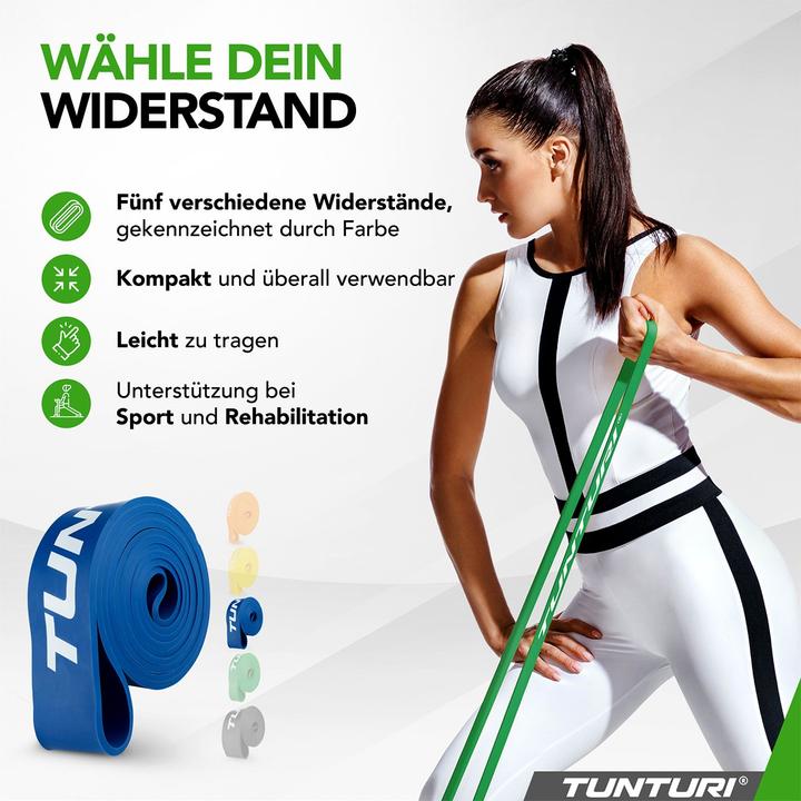 Image du produit Tunturi Gummizug - Power Band Heavy (1.40 m, Fort)