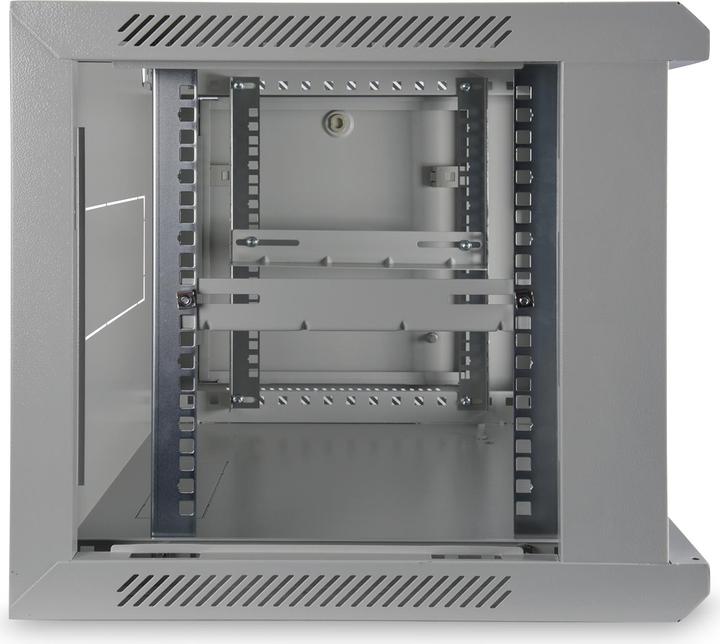 Produktbild Digitus 48,3cm 19Zoll Wandschrank 9HE SoHoline RAL7035 grau ohne Boden 505mmx600mmx450mm (9 HE, 19 Zoll Rack)