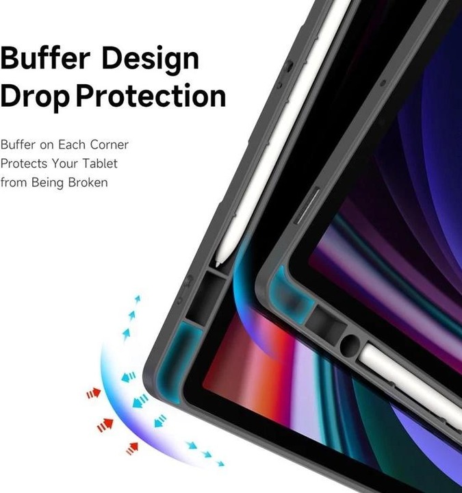 Actual product image Dux Ducis Magi Series Bookover (Galaxy Tab S9, Galaxy Tab S9 FE)