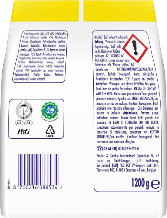 Productafbeelding Ariel Kleur (20 Wascycli, Poeder)