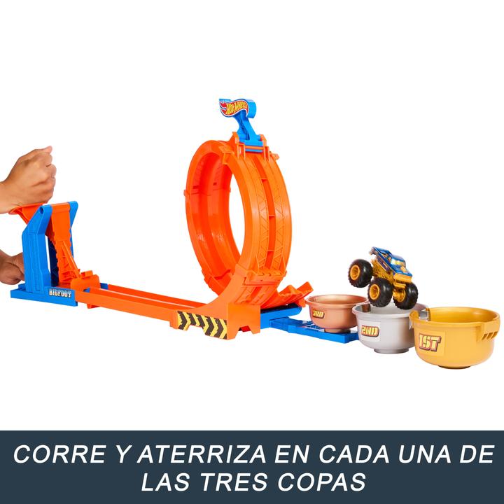 Actual product image Hot Wheels Monster Trucks 2-in-1 Loop & Flip Challenge