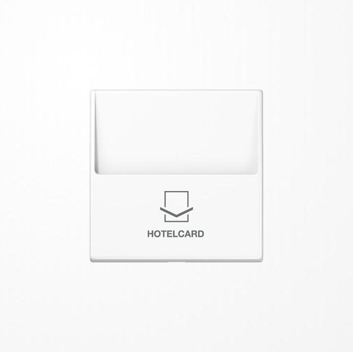 Actual product image JUNG Hotelcard switch AS/A aws glz A590CARDWW