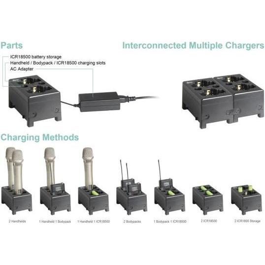 Thumbnail - Mipro MP-80 Ladestation für Funkeinheiten, Mikrofon Zubehör