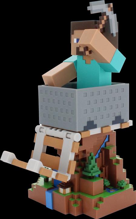 Image du produit Exquisite Gaming Cable Guys R.E.S.T - Minecraft - Steve Support pour Téléphone et Manette (PS5)