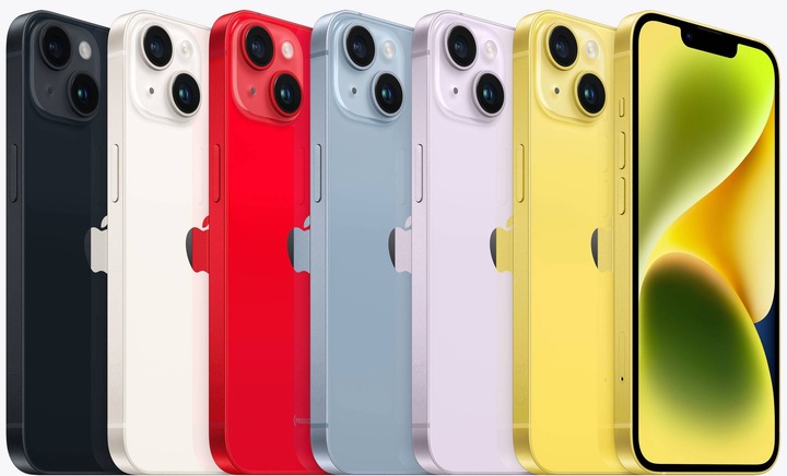 Actual product image Apple iPhone 14 Plus (256 GB, Purple, 6.70", SIM + eSIM, 12 Mpx, 5G)