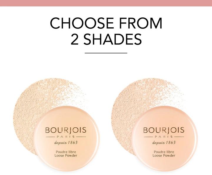 Actual product image Bourjois loose powder (01 peach)