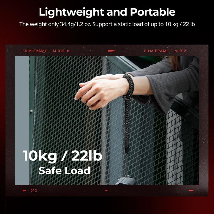 Immagine prodotto SmallRig 4881 Polsino universale intrecciato (Cinturino da polso)