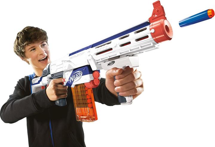 Produktbild Nerf Tuning-Mega-Pack inkl. Retaliator Blaster,Trommelmagazin, Tuning-Feder